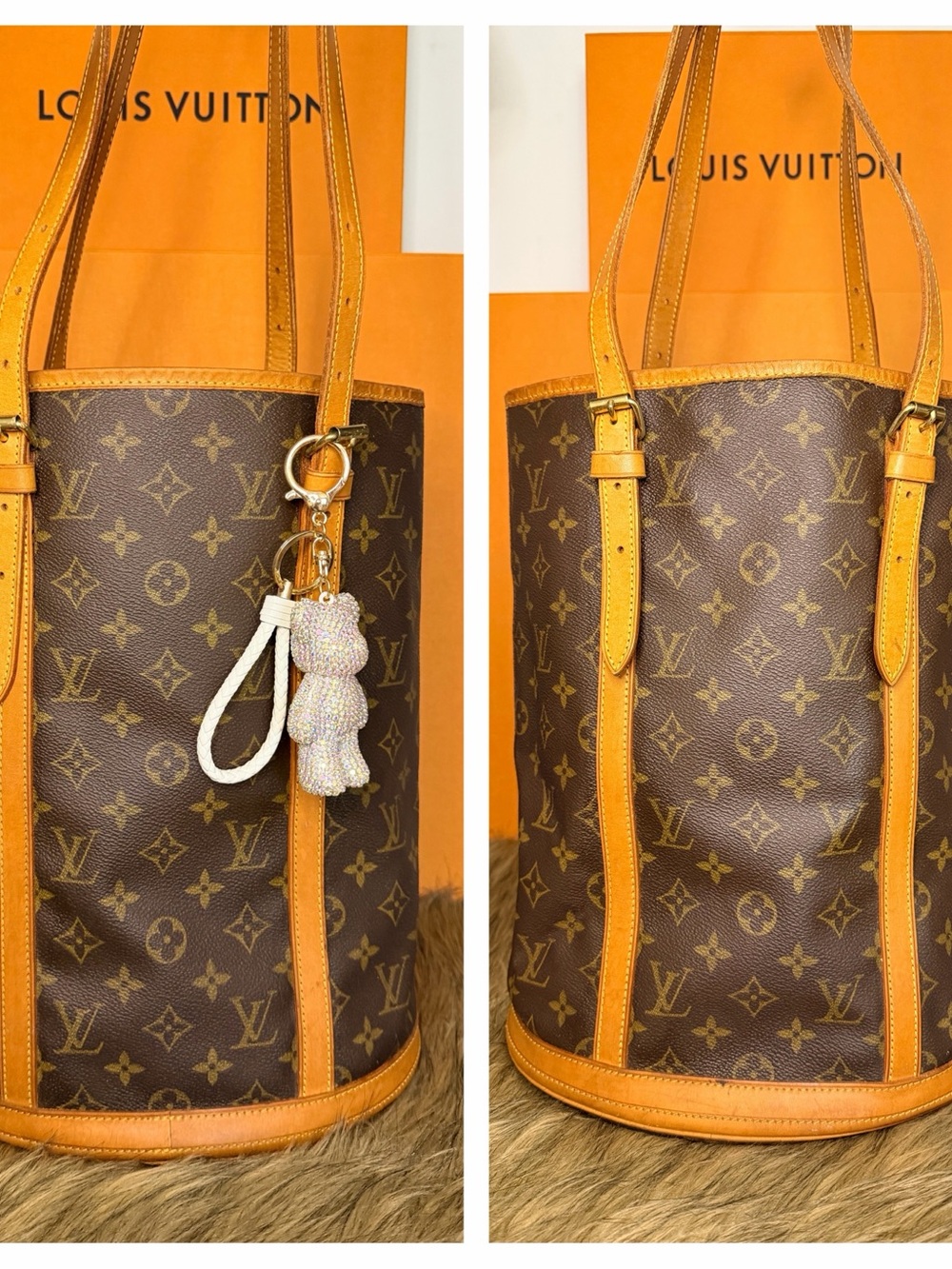 Louis Vuitton Monogram Bucket GM Brown - Picture 2 of 14